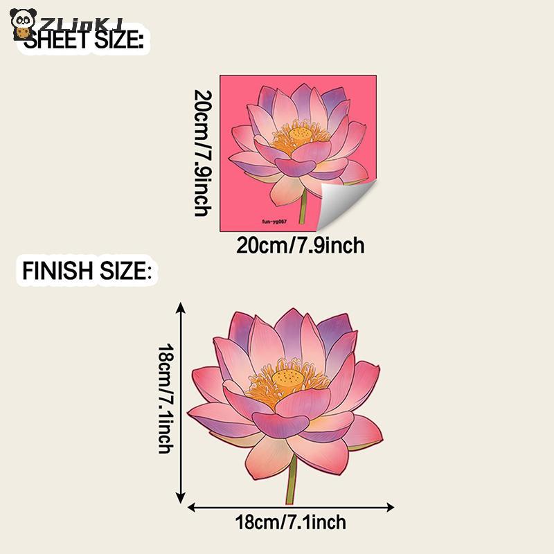 Glow In The Dark Toilet Stickers Luminous Flower Design Self Adhesive Removable Wall Decor Bathroom Night Light Kids Room