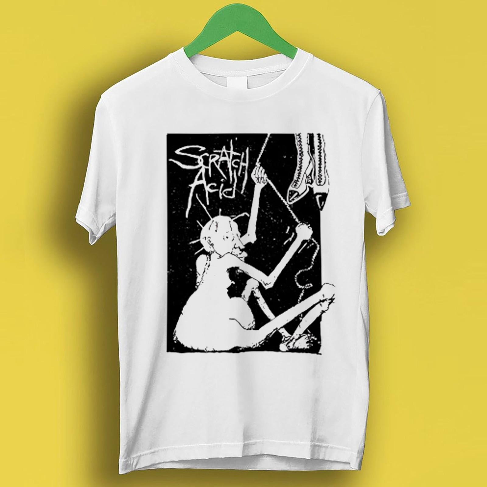 Футболка Scratch Acid Music Cardigan Rock Guitar Worn By Music Gift Tee T Shirt P2831 M