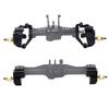Aluminum Straight Axles Change To Portal Front Rear Axles For 1/18 RC Crawler TRX4M Ground Clearance+8.1MM DIY Kit