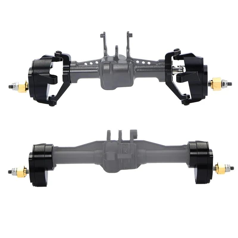 Aluminum Straight Axles Change To Portal Front Rear Axles For 1/18 RC Crawler TRX4M Ground Clearance+8.1MM DIY Kit