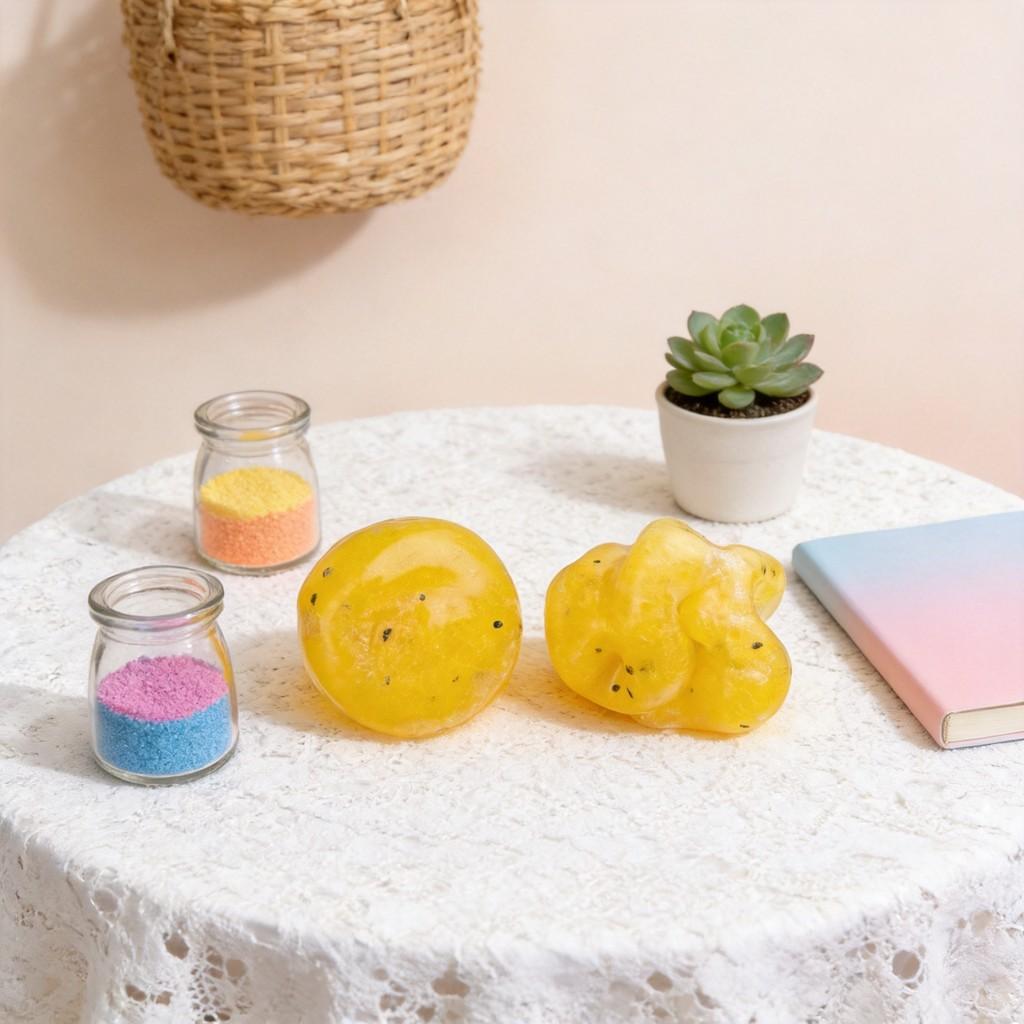 Tpr Watermelon Ice Cream Stress Relief Ball With Sensory Grip For Kids And Teens