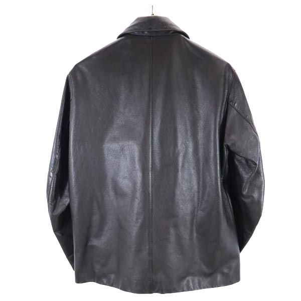HARLEY DAVIDSON Cowhide leather jacket dark brown genuine leather Men's Used