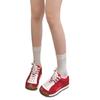 Sheepskin version~ Genuine leather retro thick-soled inner height-increasing Forrest Gump shoes women's versatile casual sports shoes German trainin