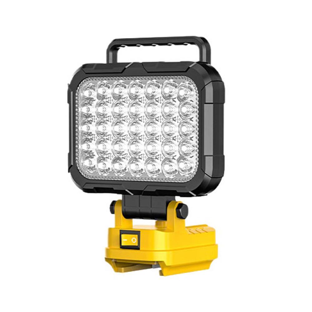 5-inch Outdoor Work Light - 20V Lithium Battery Camping Light Compatible with DeWalt Repair Tools