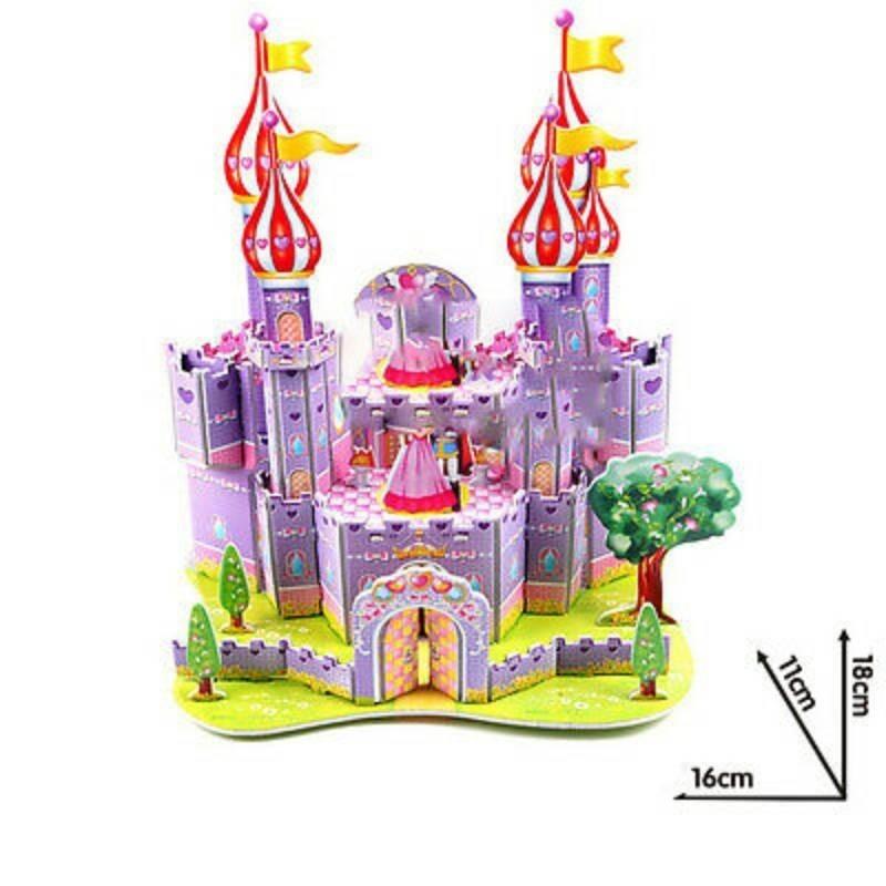 Kids 3d Puzzle Paper Diy Creative Building Toy Intelligent Learning Game