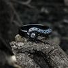 Retro Black Cthulhu Tentacle Ring For Men Punk Gothic Rock Hiphop Ring Handmade Designer Zircon Unisex Accessories Lovers Gift