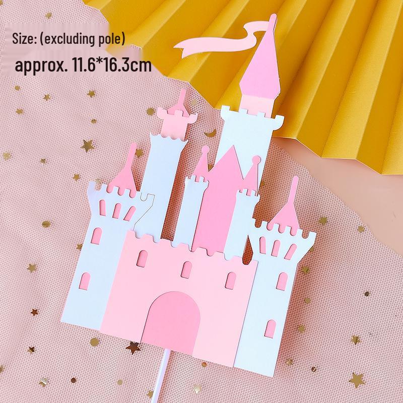 Princess and Prince Ferris Wheel Cake Topper for Birthday Decoration