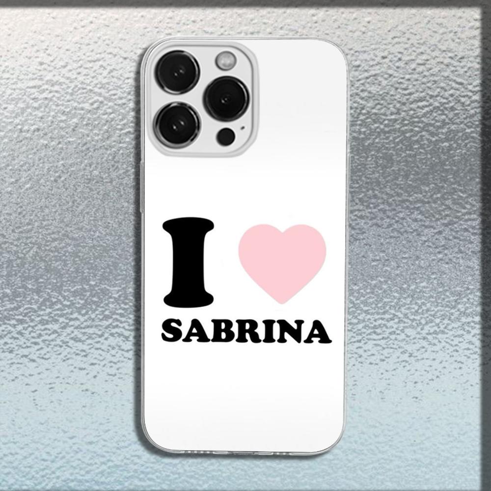 

Чехол для телефона Singer S-Sabrina C-Carpenter для iPhone 16,15,14,13,12,11 Plus,Pro,Max,XR,XS,X,Plus,SE,Mini Прозрачный Мягкий Чехол iPhone11PROMAX