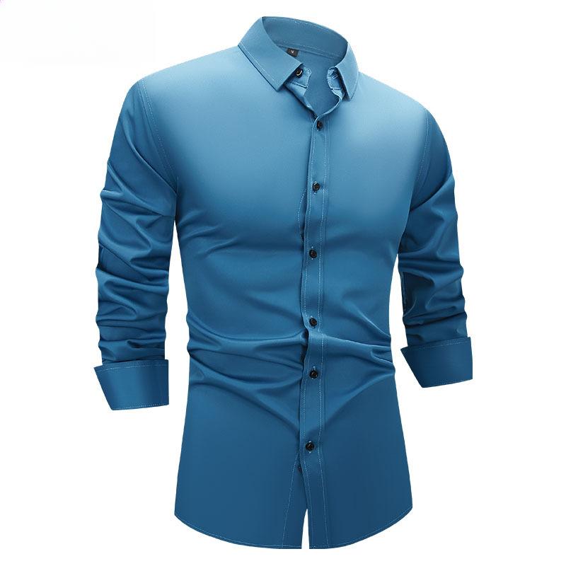 Men’s Plus Size Four-Way Stretch Dress Shirt