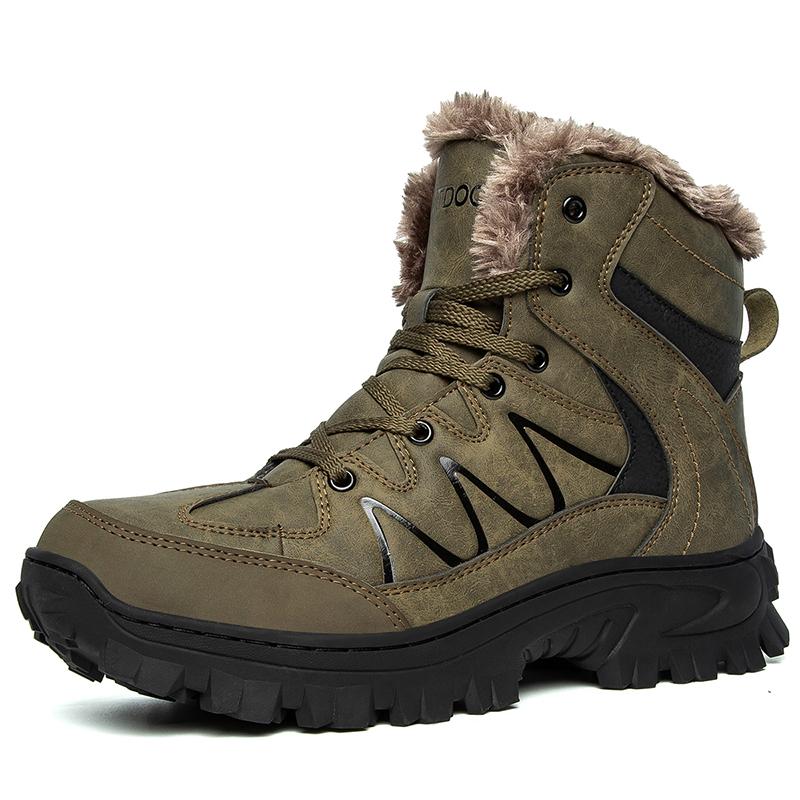 

Men s Waterproof Hiking Shoes, Men s Winter Outdoor Sports Shoes,Snow Boots,Plush Mountain Snow Boots,Outdoor Travel Men s Shoes 48 темно-коричневого