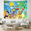 Custom Name The Wiggles Print Tapestry, Backdrop, Easy Setup, Ideal for Bedroom, Office & Living Room, with Aesthetic Wall Hanging Decor.