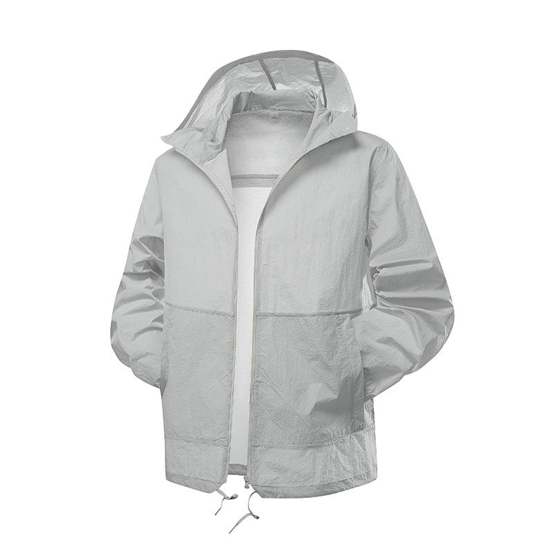 Sunscreen Tops Men's Outdoor Antibacterial Light and Breathable Sunscreen Clothes Women's UV-proof Overalls Customized