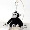 Plush Little Charming Monkey Keychain Soft Toy Black 12cm Gorilla