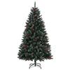 VidaXL Sapin de Noël artificiel 150 LED 150 cm, arbre de Noël, sapin de Noël réaliste, ornement de Noël, faux sapin de Noël, 3315754