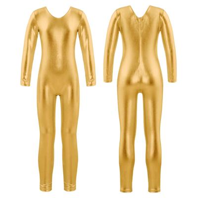 Girls Dance Costume Long Sleeve Leotard for Ballet and Gymnastics