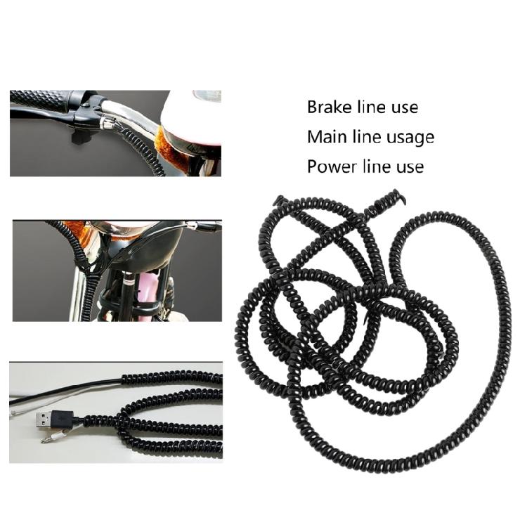 Cable Wire Protector Sleeves for Electric Scooter & Motorcycles, 1M Electric Scooter Cable Tube Protector Spirals Wrap
