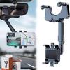 Car Rearview Mirror Phone Holder with Gravity Support for Navigation