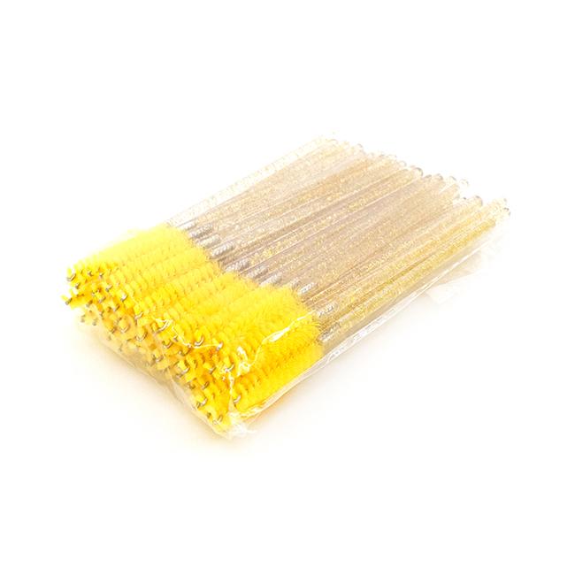 Disposable Mascara Wand Custom Crystal Disposable Mascara Lash Brush and Spoolies Lash Brushes