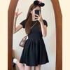 (original size) retro high-end dress women's summer small design sense thin hip skirt