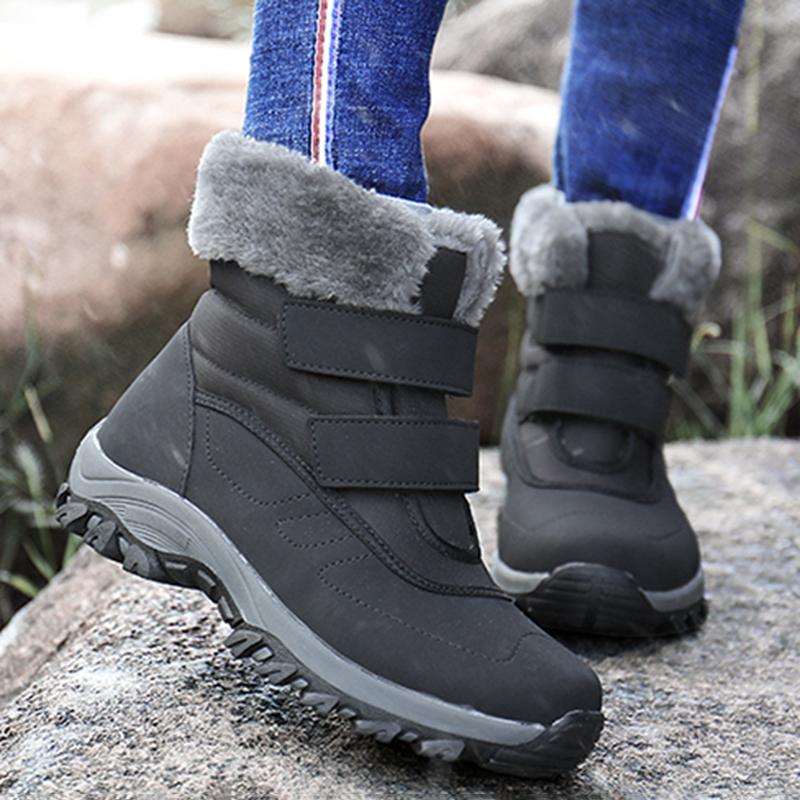 Winter Dames Sport Warme Schoenen Dames Sneeuw Katoenen Laarzen Nieuwe Casual Effen Kleur Schoenen Buiten Hoge Top Motorlaarzen