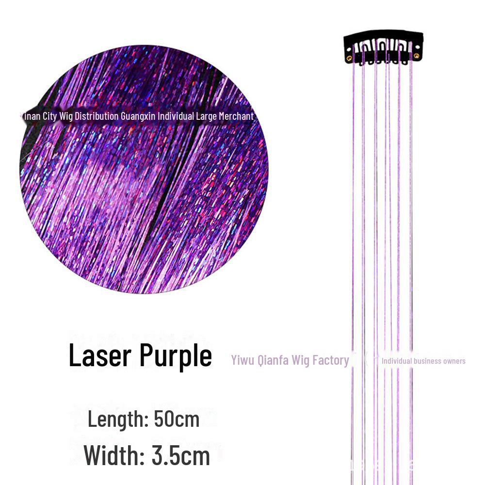 Χρυσές επεκτάσεις μαλλιών με πούλιες - Μεταλλικά κλιπ κορδέλας ευρωπαϊκού και αμερικανικού τύπου για περούκες πάρτι