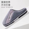 Cotton slippers women's new autumn and winter velvet thickened home non-slip indoor pair of couples wool slippers men