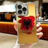 Kosovo Passport Flag Soft Phone Case For iPhone 15 16 17 Air 14 Pro Max 16E Plus 13 12 Mini Plating Anti-Fall Fundas
