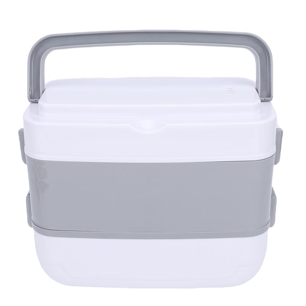 250W Electric Lunch Box with 4 Stainless Steel Food Container Multifunctional Insulated Plug In Heated Lunch Box for