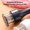 White Handheld Use Household Tender Meat Needle with Broken Tendons Pork Chop Chicken Chop Chicken Wings Meat Needle Hammer