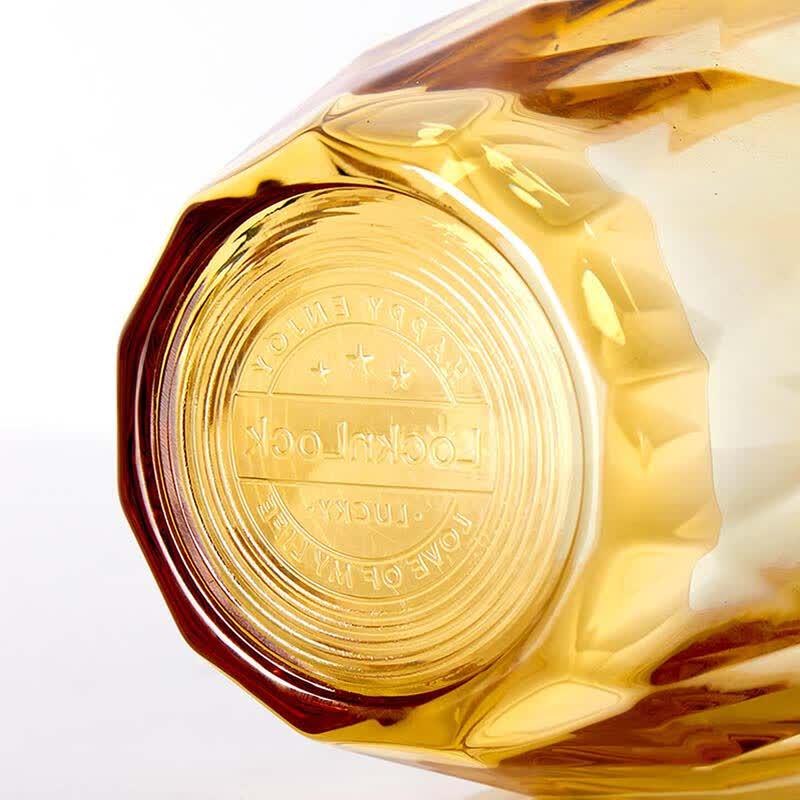 Lock & Lock Crystal Amber Glass Food Container Set