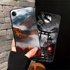 Black Soft Phone Cover Case for iPhone 13 12 11 17 Pro Max 17Air 7 8 XR 15 16 14 Plus XS Max Mountain View Pattern