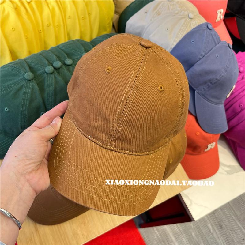 

Качественная однотонная кепка с мягким верхом, широкими полями, повседневная, универсальная, для маленького лица, бейсболка, мужская и женская Adult (55-58cm) темно-коричневого