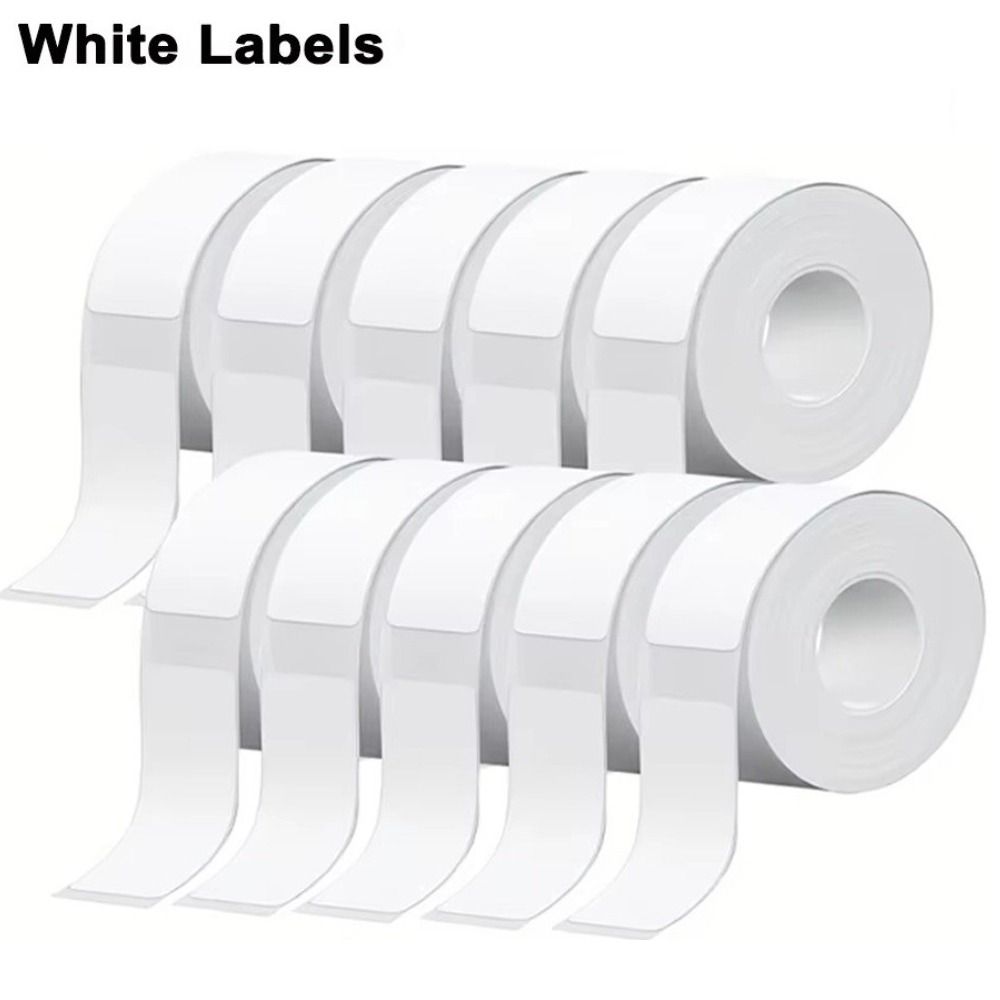Waterproof Thermal Printer Stickers Tear-Resistant Replacement Thermal Printing Label Paper Multifunctional