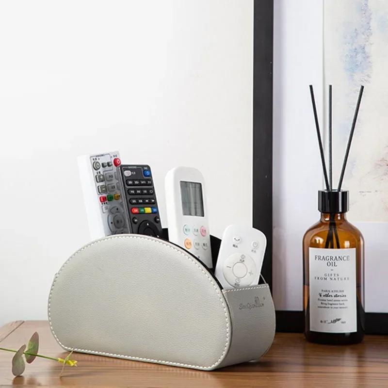 Remote Control Holder with 5 Compartments Remote Control Box for Desktop Storage Media Player Heater Controllers