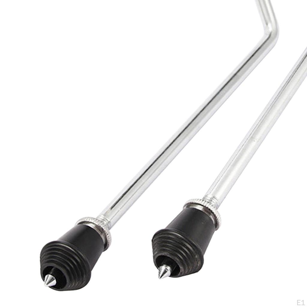 2 Piezas Accesorios para Patas de Batería Soportes Pies Parte Soporte para Tom de Piso Bass