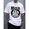 T-shirt Y2k à manches courtes et col rond Vêtements homme Nouveautés Hauts T-shirts Homme T-shirt Misfits Motif Hauts