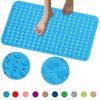 Home Anti Slip Shower Floor Bath Mat Bathroom Mat Suction Cup Massage Point - XN