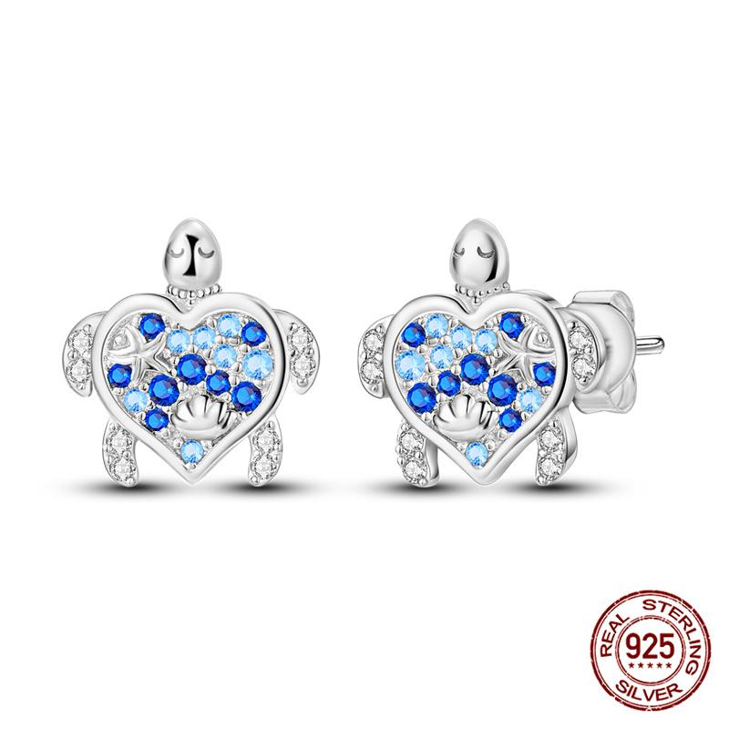 100% 925 Sterling Silver Simple Star And Moon Series Women'S Earrings Suitable For Daily Wear Anniversary Gift