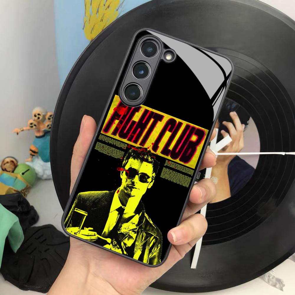 Fight Club Movie Phone Case For Samsung Galaxy S26 S25 S24 S23 S22 S20 S21 Ultra Plus Fe Colored Silver Cover