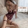 Yiyue erotic underwear sexy lace seduction suspender onesie women's pure desire uniform perspective pajamas 1111