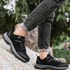 Men's Sneakers Outdoor Hiking Shoes High Quality Leather Casual Shoes Non Slip Climbing Shoes Sneakers for Men Zapatillas Hombre