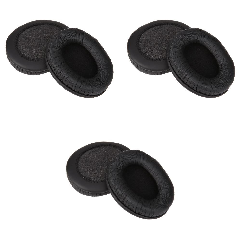 1Pair Memory Foam Earpads Replacement for SONY 7506 Leather Ear Pads Cushion Cover For SONY MDR 7506 MDR-V6 MIC Headphone Case