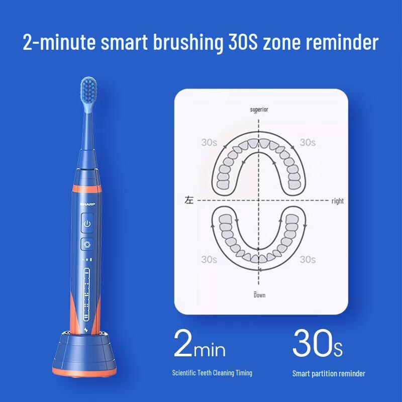 Sharp Smart Sonic Electric Toothbrush CN Plug (adapter Included)