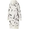 Nike Sportswear Phoenix Cozy Bouclé Full Print Hooded Loose Long Knitwear Women Tops Light-Redwood-Brown FD4283-104