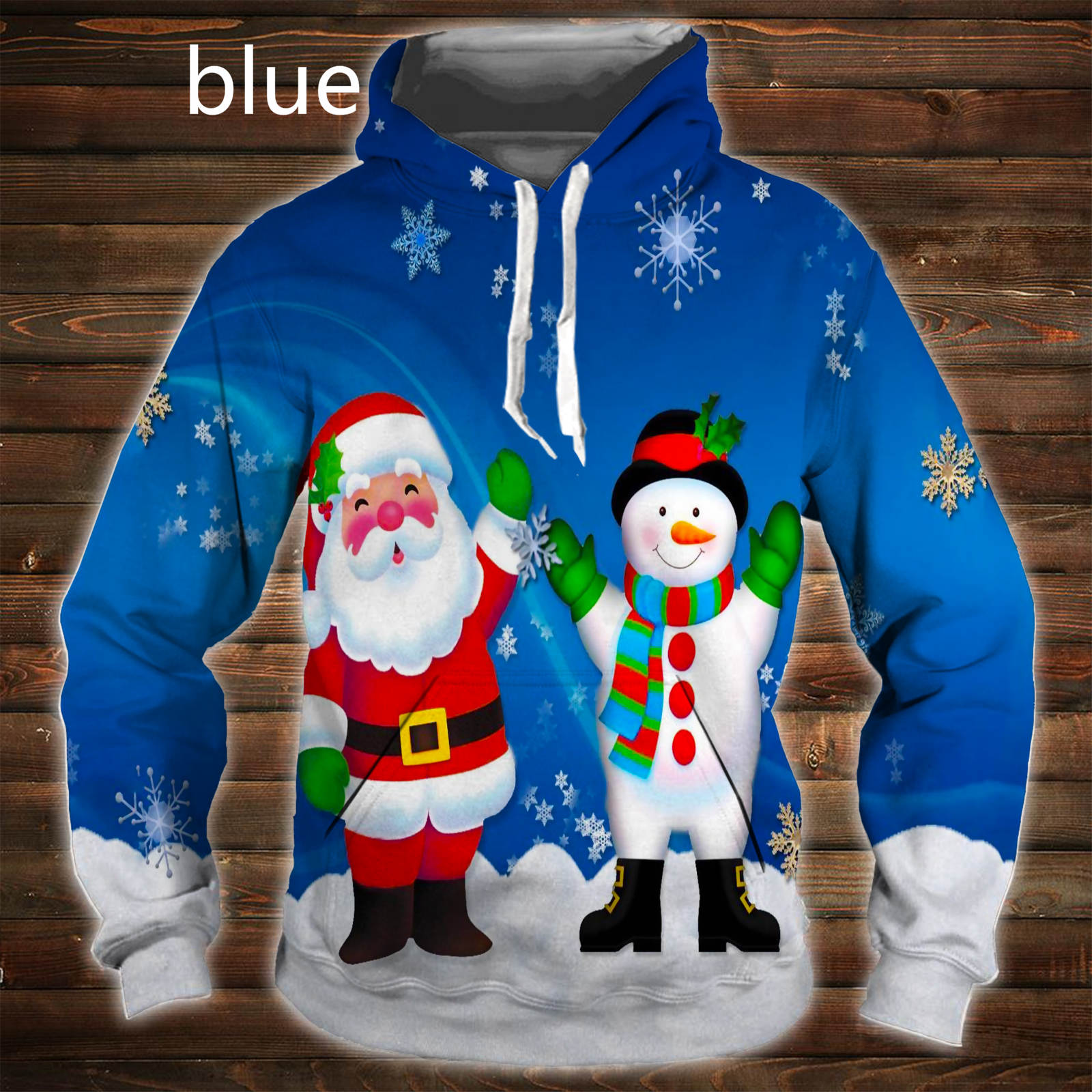 

Новейшая модная рождественская толстовка с капюшоном в виде 3D Санта-Клауса/снеговика, забавный принтованный пуловер в стиле хип-хоп с изображением животных, повседневная толстовка 6XL