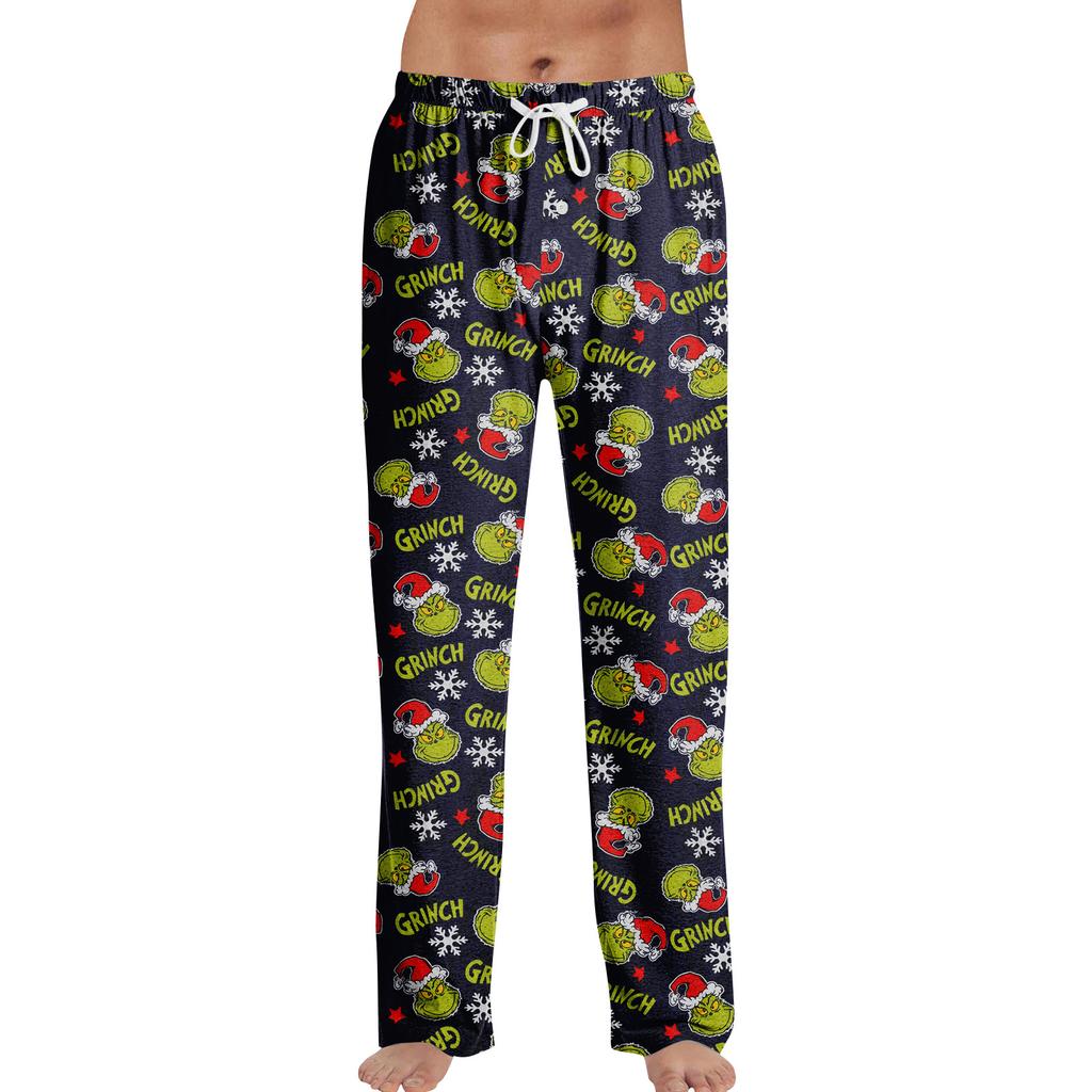 Pyžamové kalhoty Noční prádlo Ležérní Stahovací šňůrka Elastický pas Kalhoty Pohodlné Rovné Jóga Volné Kalhoty