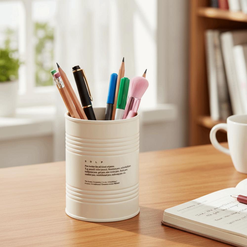 Nordic Style Pen Holder Simple Design Makeup Brush Storage Multifunctional Storage Office Use