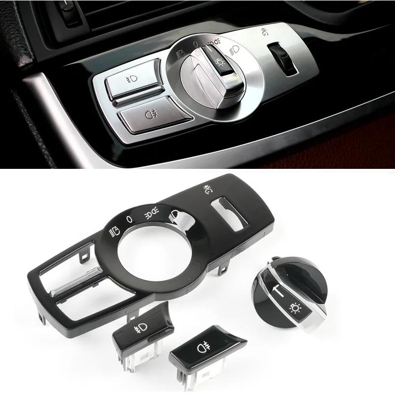 Car Interior Headlight Switch Button Panels Replacement Cover for BMW 5 Series GT/ 6 Series / 7 Series /X3X4 F10F11F18 F01F02F25
