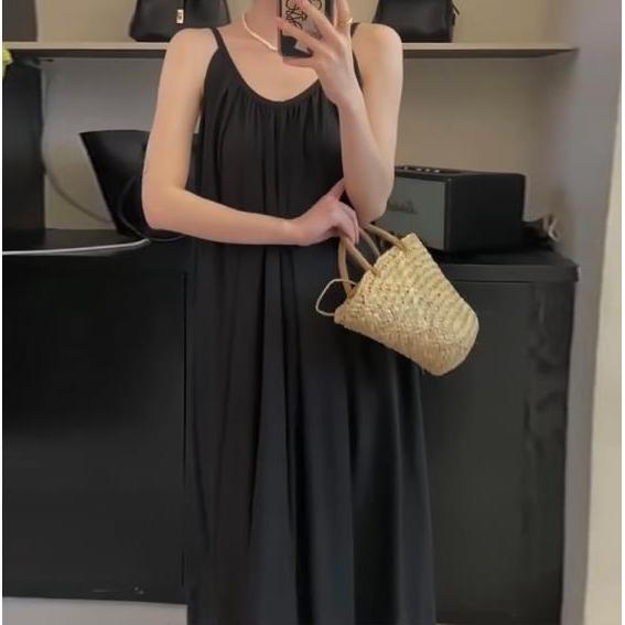 Dámské šaty Věku vzdorující Halter Šaty Volný Design s výklenky Skládaný Skládaný Smysl pro jednobarevné Šaty střední délky Nadměrná velikost