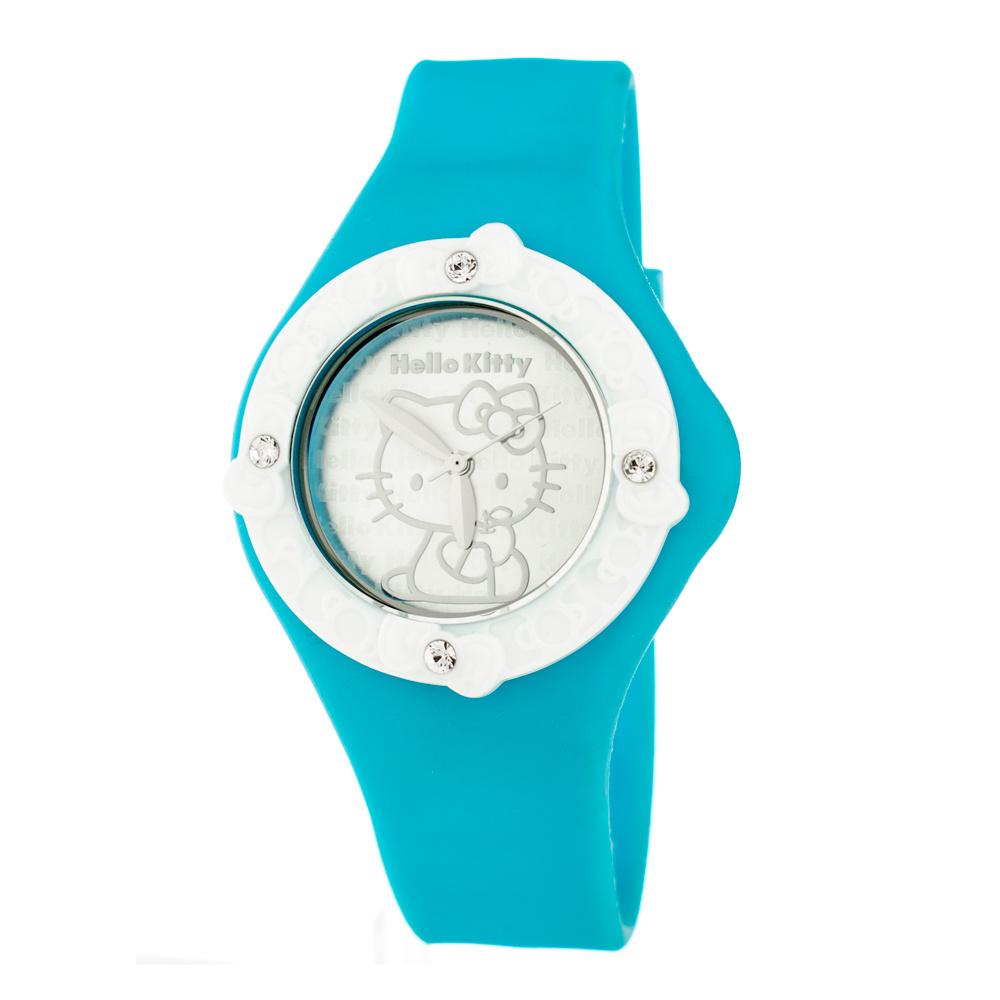 Zegarek HELLO KITTY HK7158LS-08. Kwarcowy, Kolor srebrny. Kobieta.